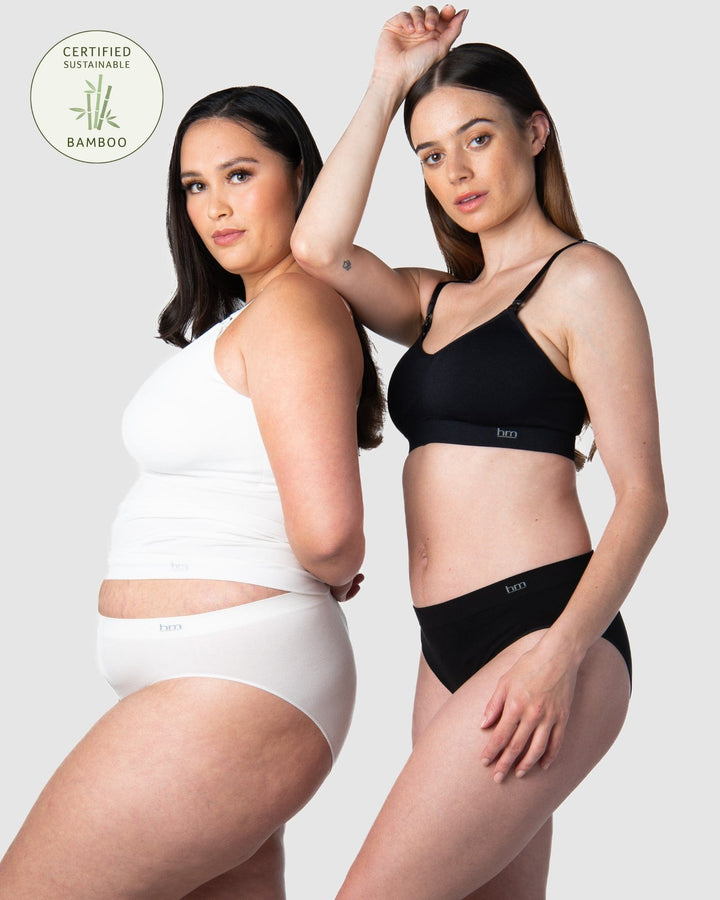 HBselect 3 Pcs Maternity Nursing Bra Seamless with Additional Bra  Extensions Breastfeeding and Sleeping Without Wires for Women Black S :  : Fashion