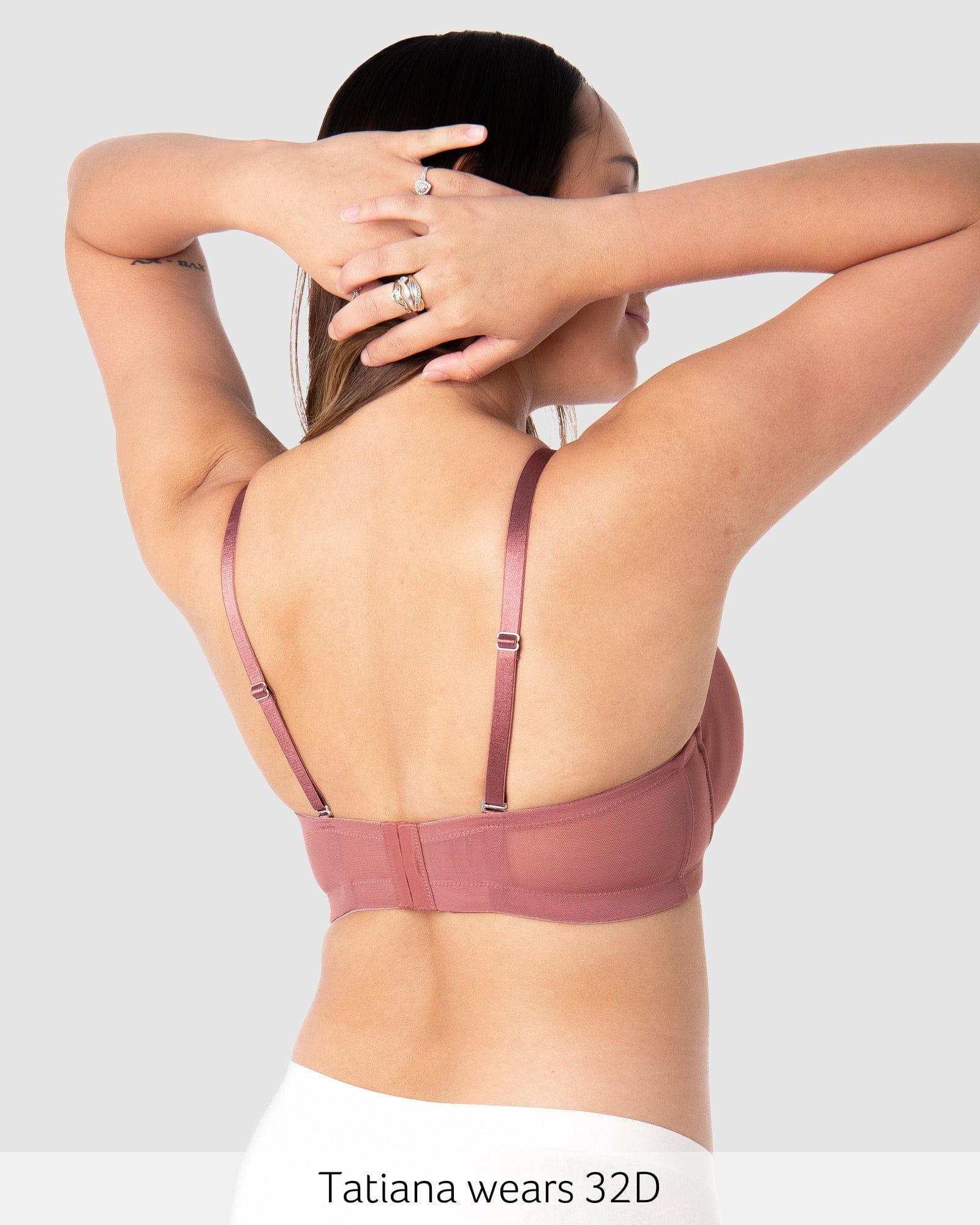 Straps worn standard on Forever Yours Contour Flexi underwire T-shirt Nursing Bra in Spice