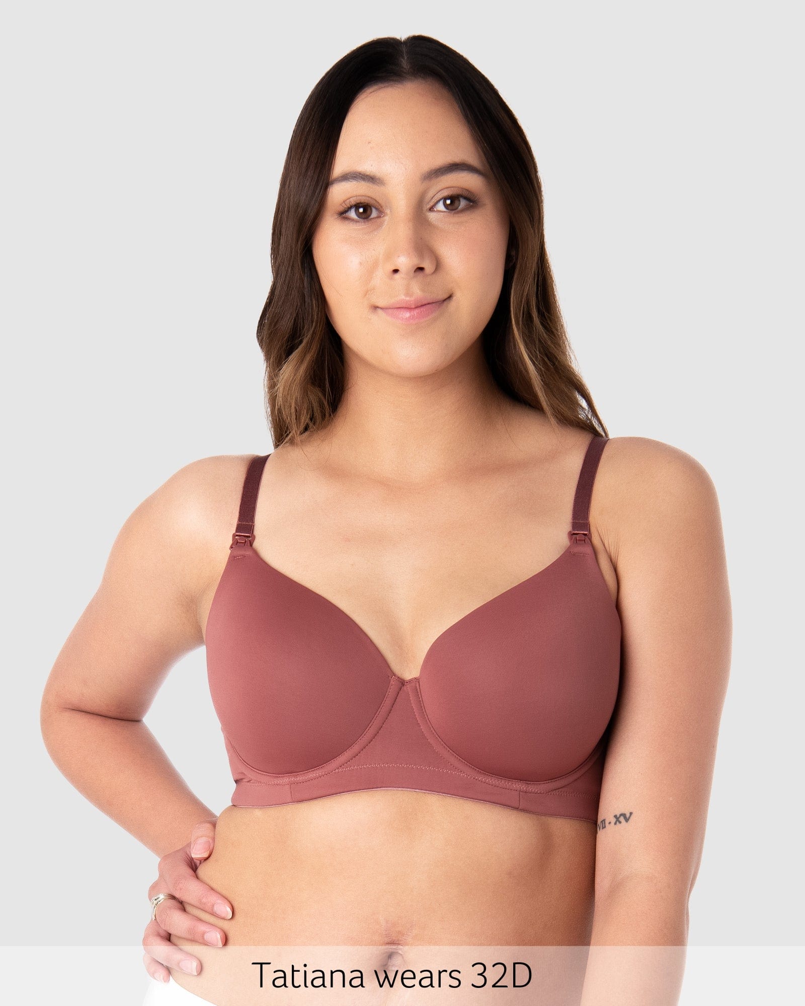 Forever Yours Contour Flexi underwire T-shirt Nursing Bra in Spice