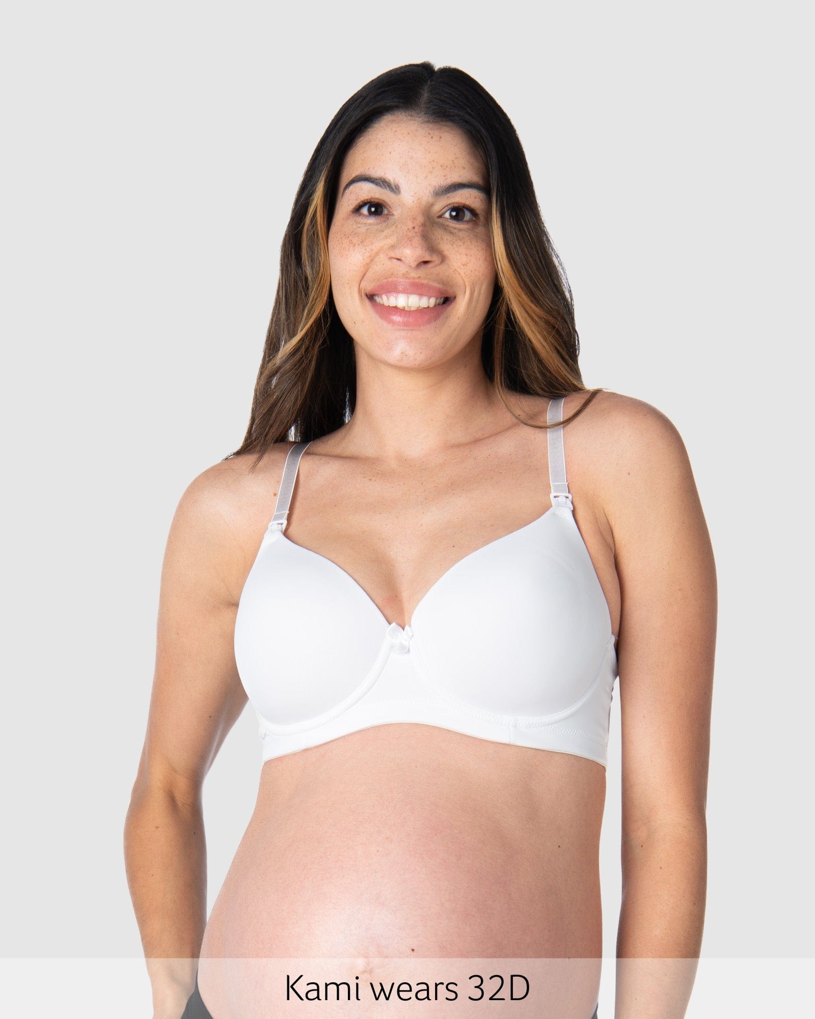 Forever Yours Contour T-shirt Nursing Bra in White