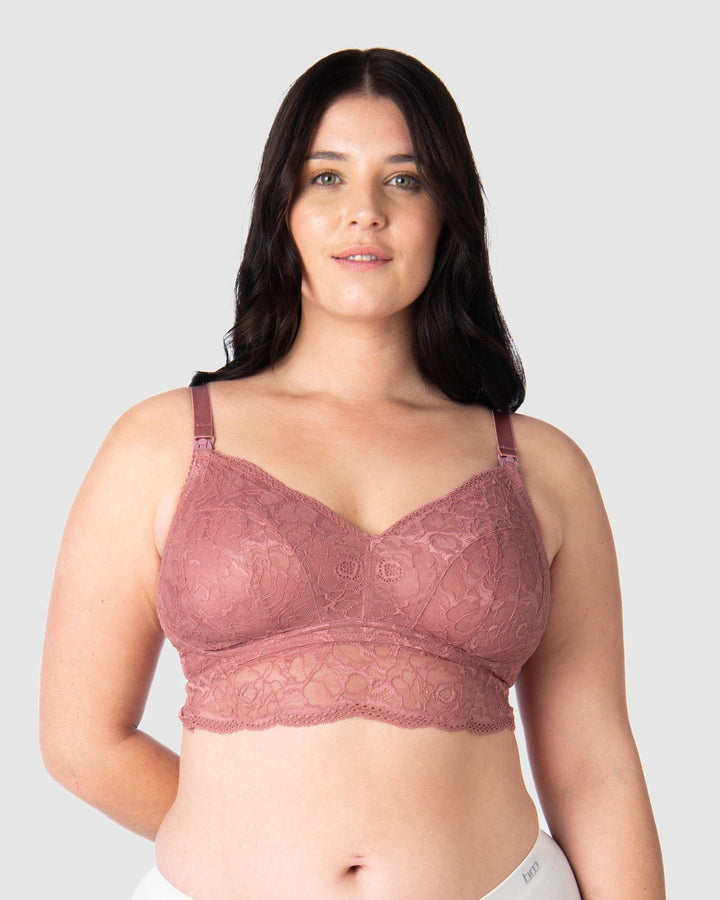 Buy La Vigne Padded Non-Wired 3/4th Cup Medium coverage Maternity Bra - Pink  Online
