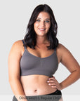 My Necessity Wirefree Nursing Bra in Slate