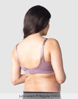 Back of My Necessity Wirefree Nursing Bra in Twilight