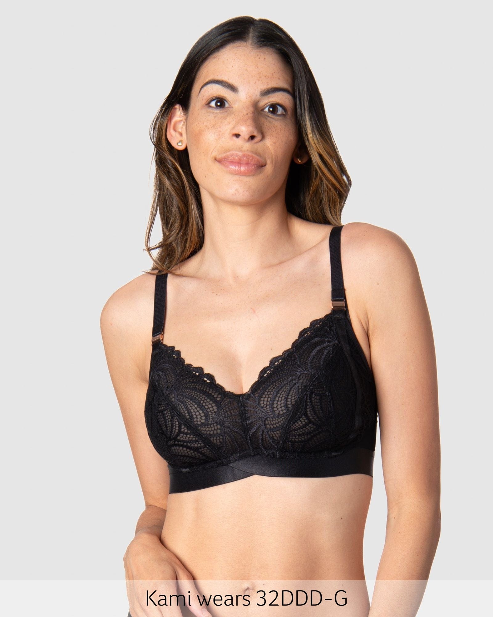 Warrior Wirefree Soft Cup Nursing Bra in Black 