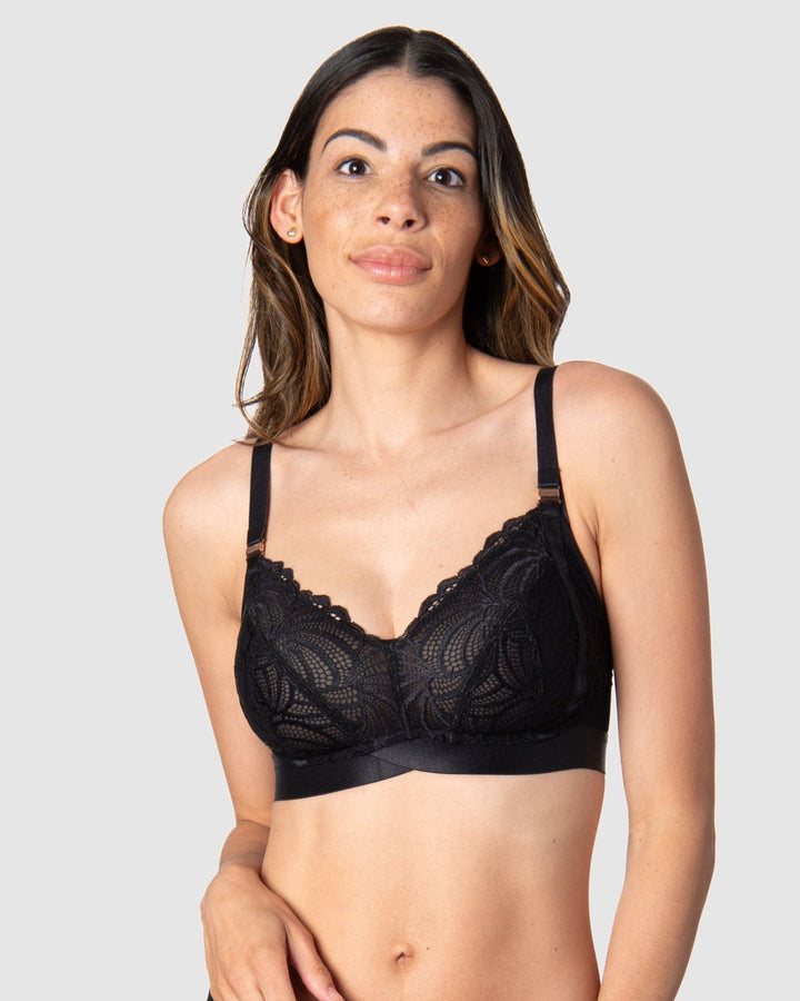 Delicate Lace Bralette Set with Straps, Pads, and 5 Colors for Women - Pack  of 5