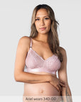 Warrior Wirefree Soft Cup Nursing Bra in Blush