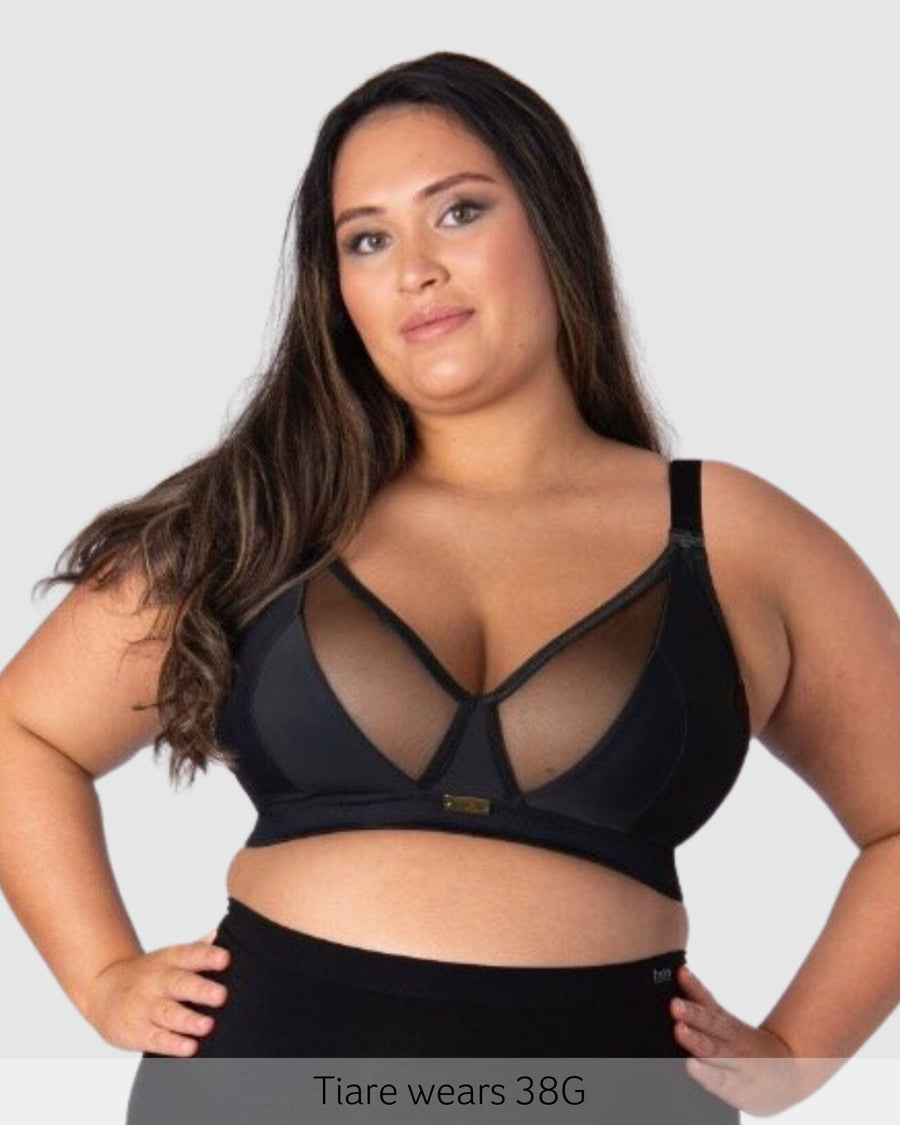 Flawless Wirefree Nursing Bra - Black