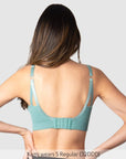 Back of My Necessity Multifit Sleep Nursing Bra in Jade