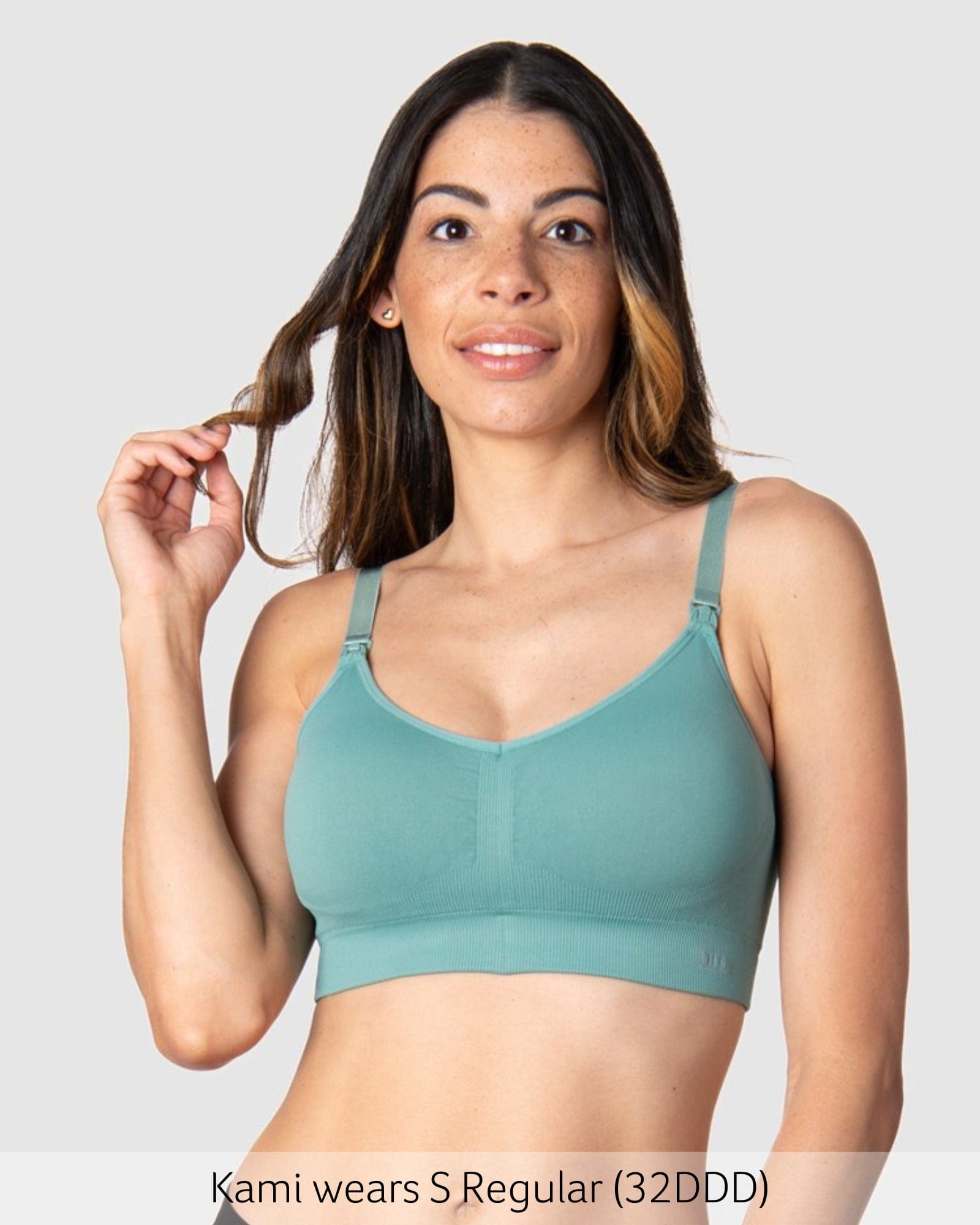 My Necessity Multifit Sleep Nursing Bra in Jade