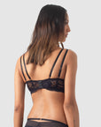 HEROINE LACE BLACK NURSING BRA - FLEXI UNDERWIRE