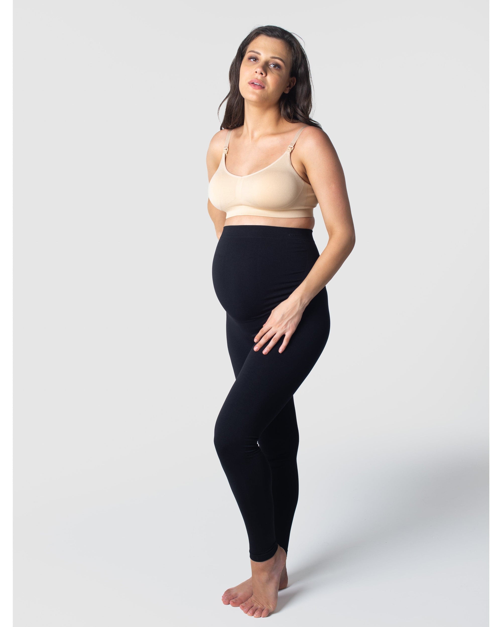 HOTMILK US MY NECESSITY BLACK PREGNANCY LEGGINGS